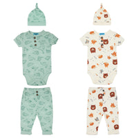 Body Manga Corta + Pantalón + Gorro
