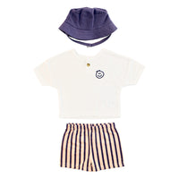 Sueter  Manga Corta + Pantalón Corto + Sombrero
