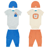 Body Manga Corta + Pantalón Largo + Gorro
