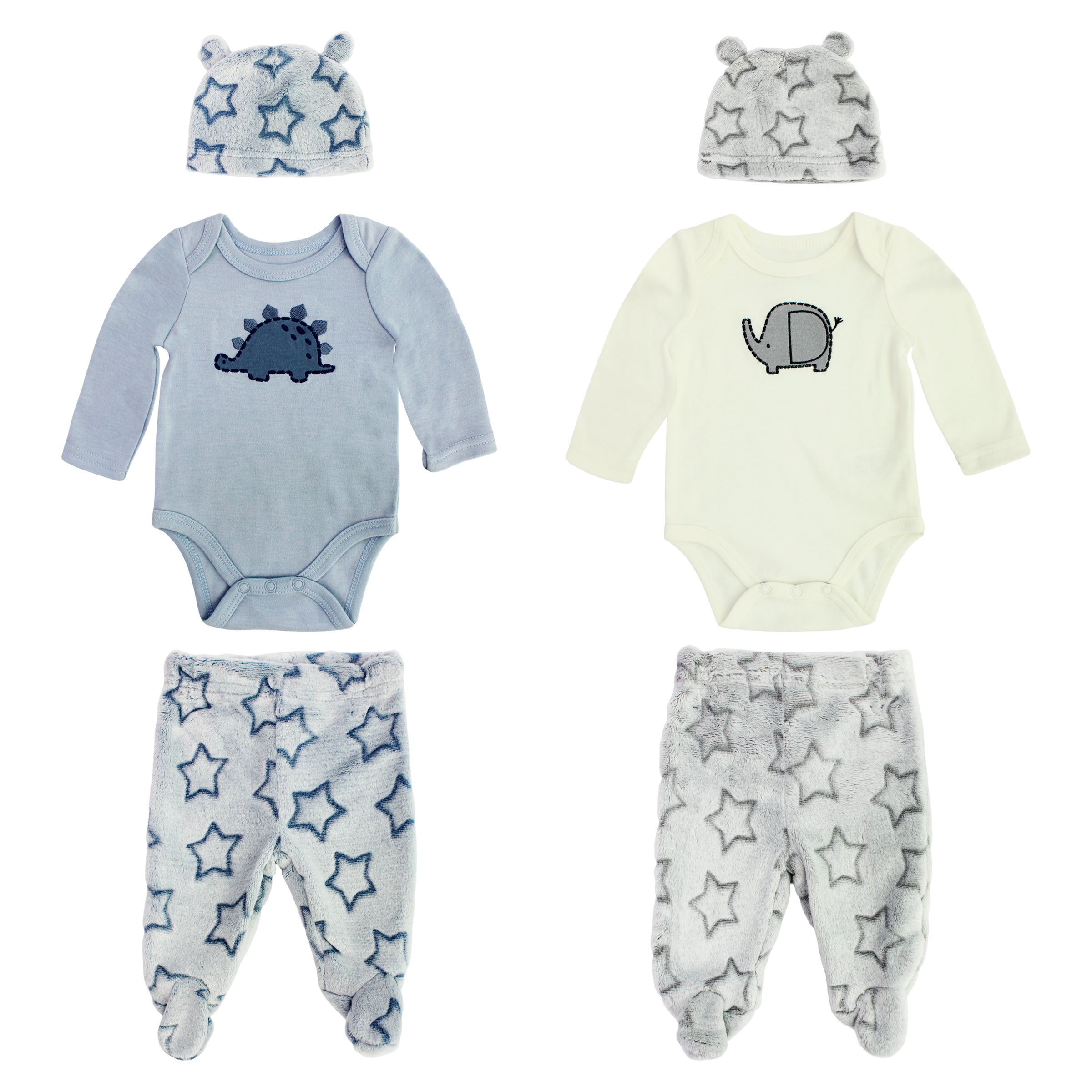 Body Manga Corta + Pantalón Largo + Gorro