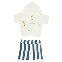 Sudadera con Capa+ Pantalon Corto
