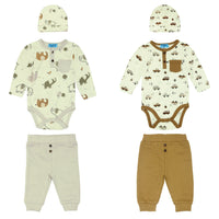 Body Manga Larga + Pantalón Largo + Gorro
