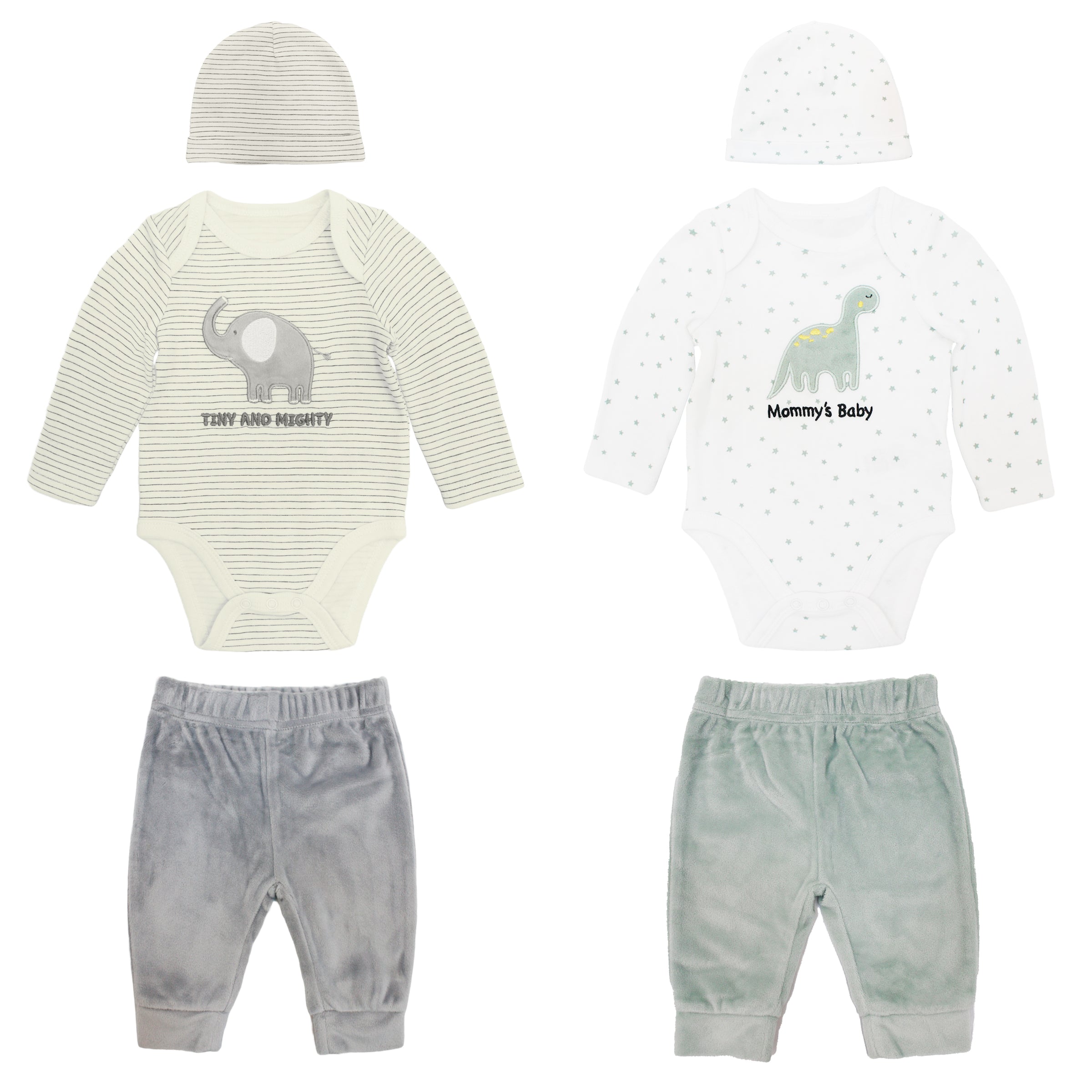 Body Manga Larga + Pantalón Largo + Gorro