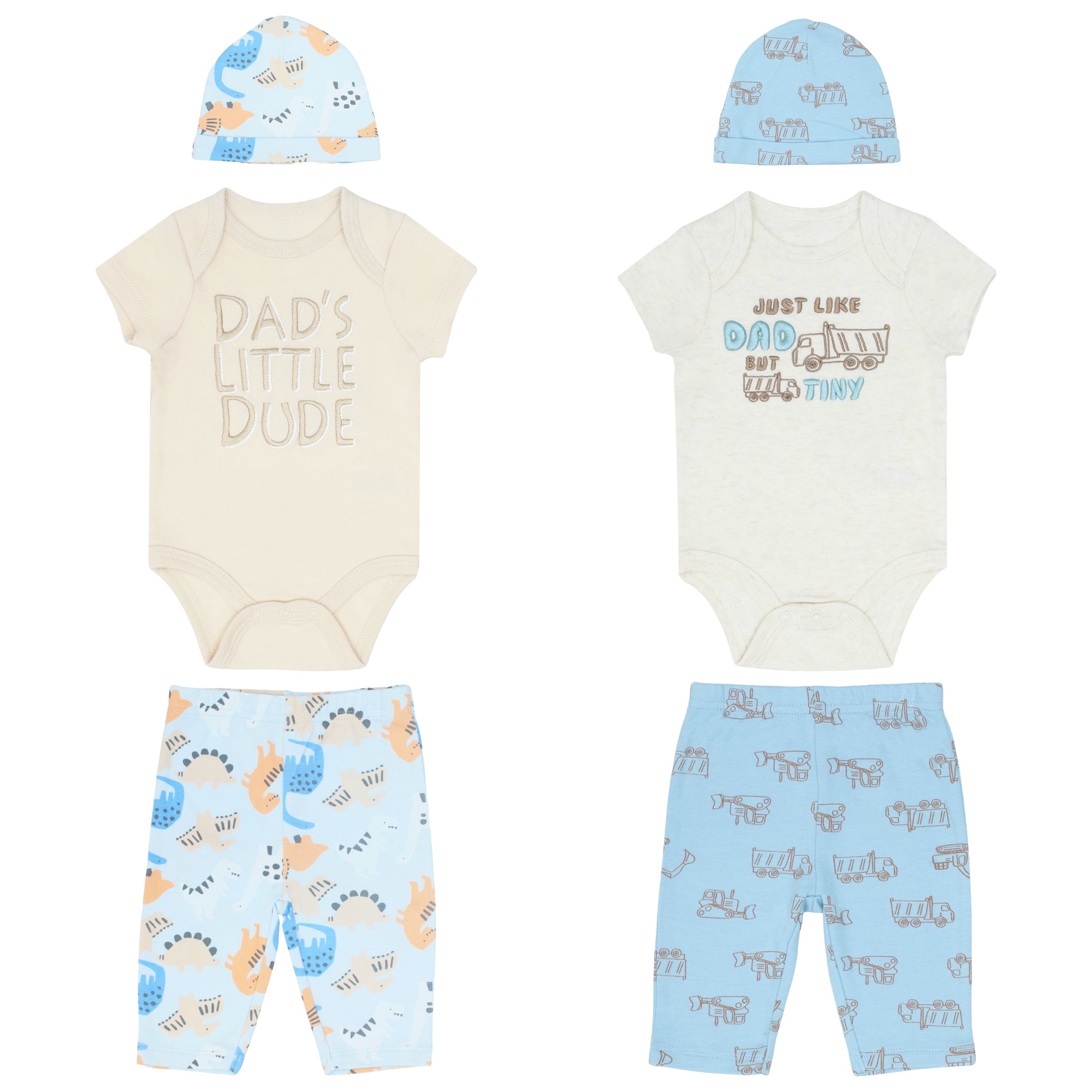 Body Manga Corta + Pantalón Largo + Gorro