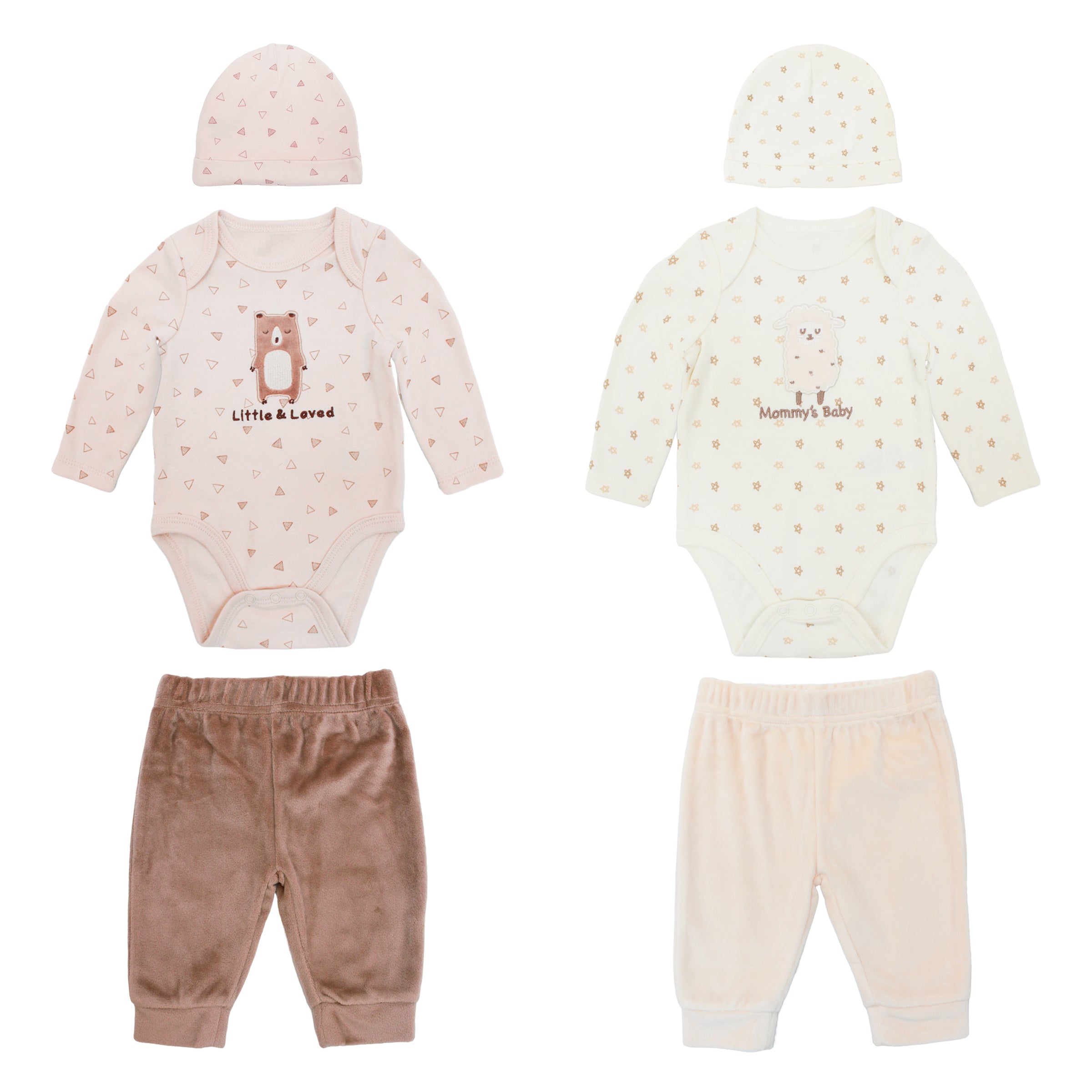 Body Manga Larga + Pantalón Larga + Gorro