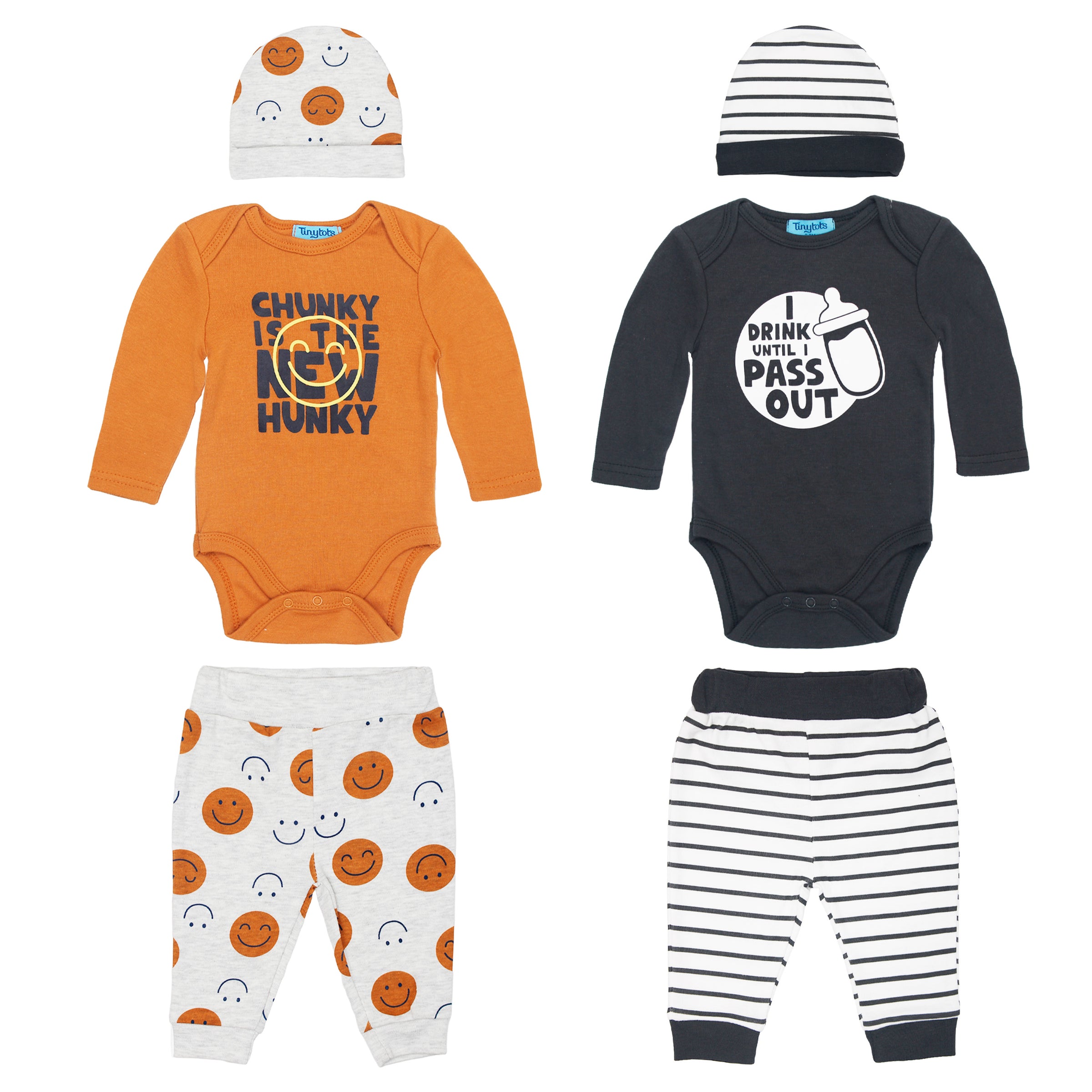 Body Manga Larga + Pantalón Largo + Gorro