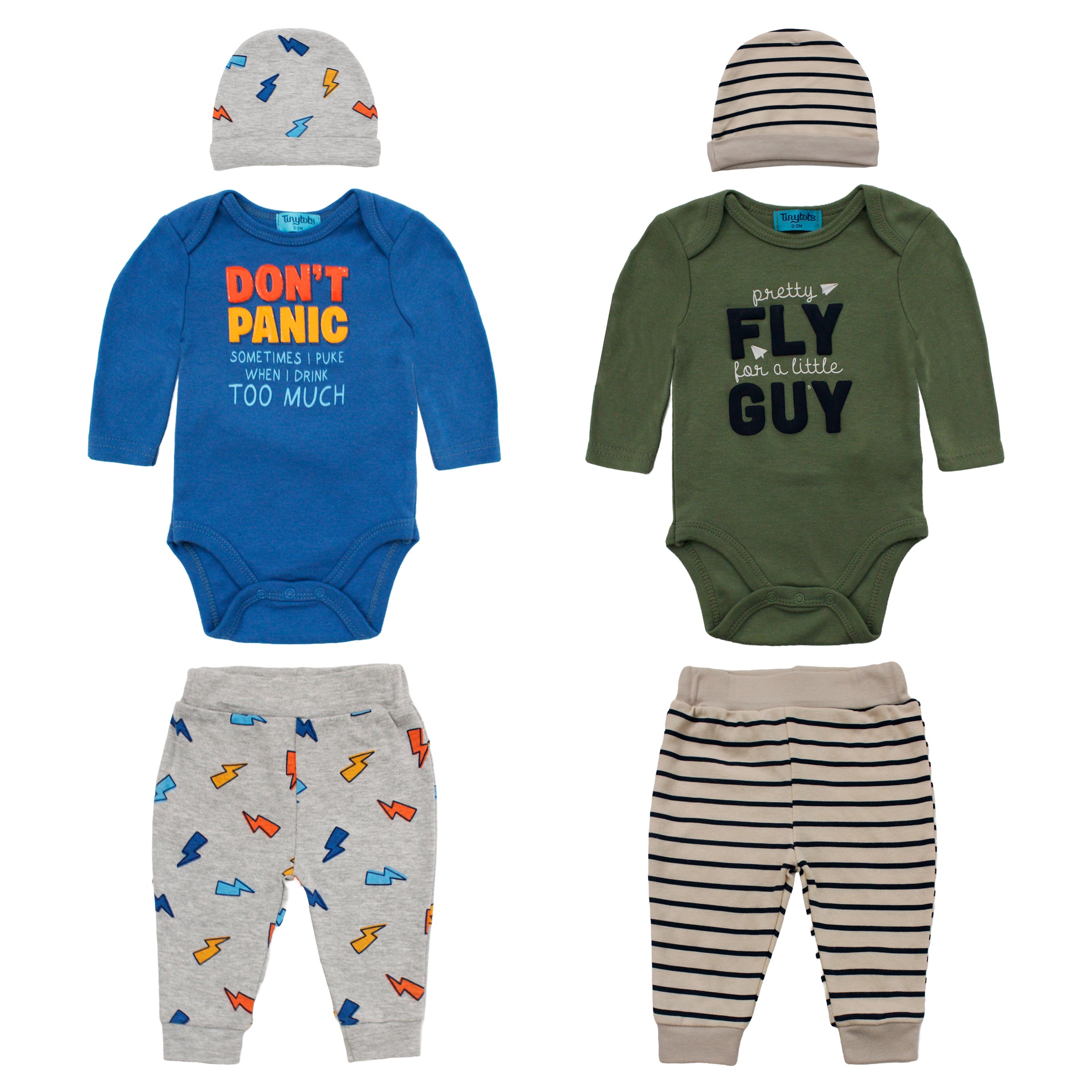 Body Manga Larga + Pantalón Largo + Gorro