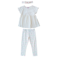 Conjunto Legging + Vincha P/ Ninas
